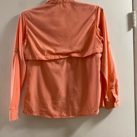 White Sierra Coral Button-Up Shirt - Picture 2 of 7